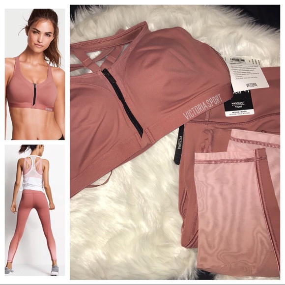 Victoria's Secret Other - Bundle: Pink Ombré Sport Bra and Tights